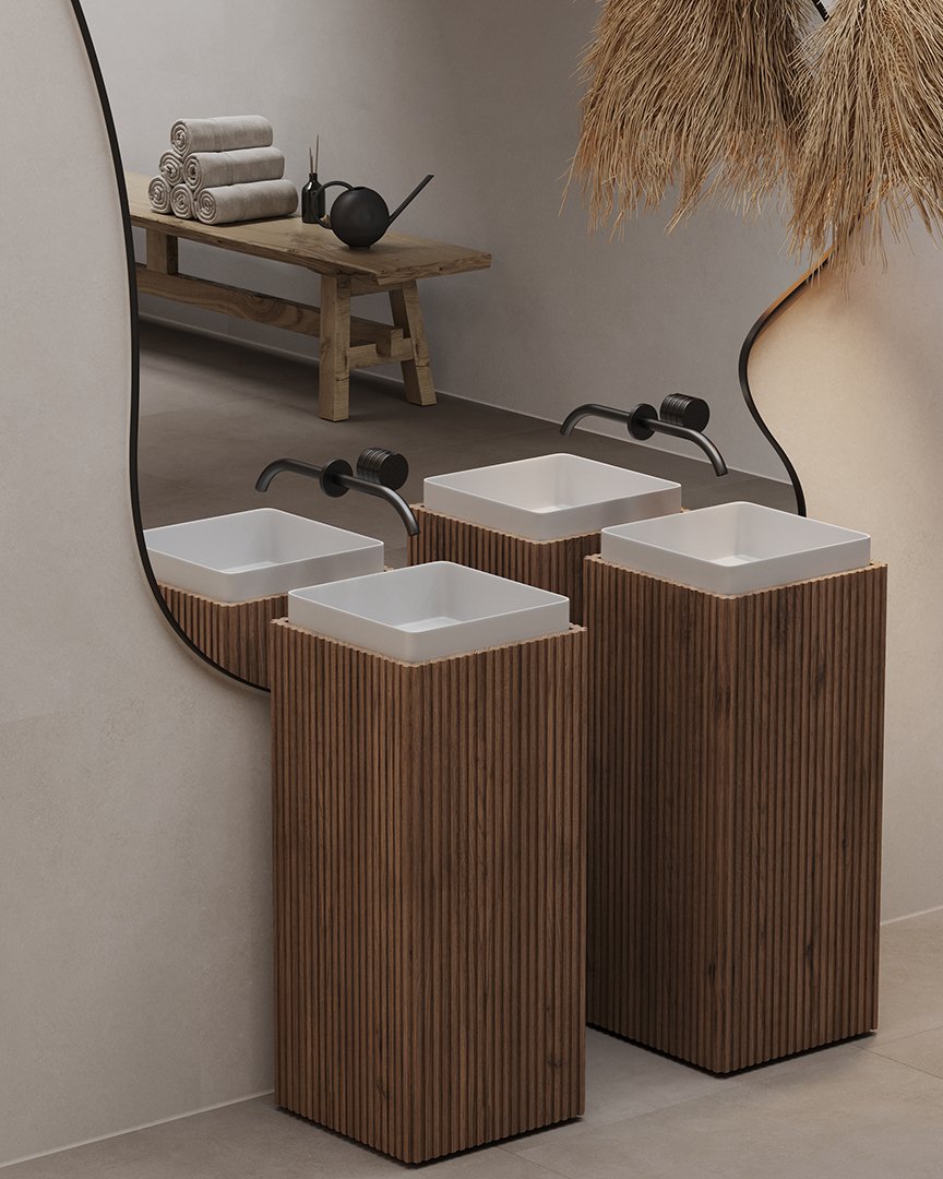 Lavabo de pie de la colección París